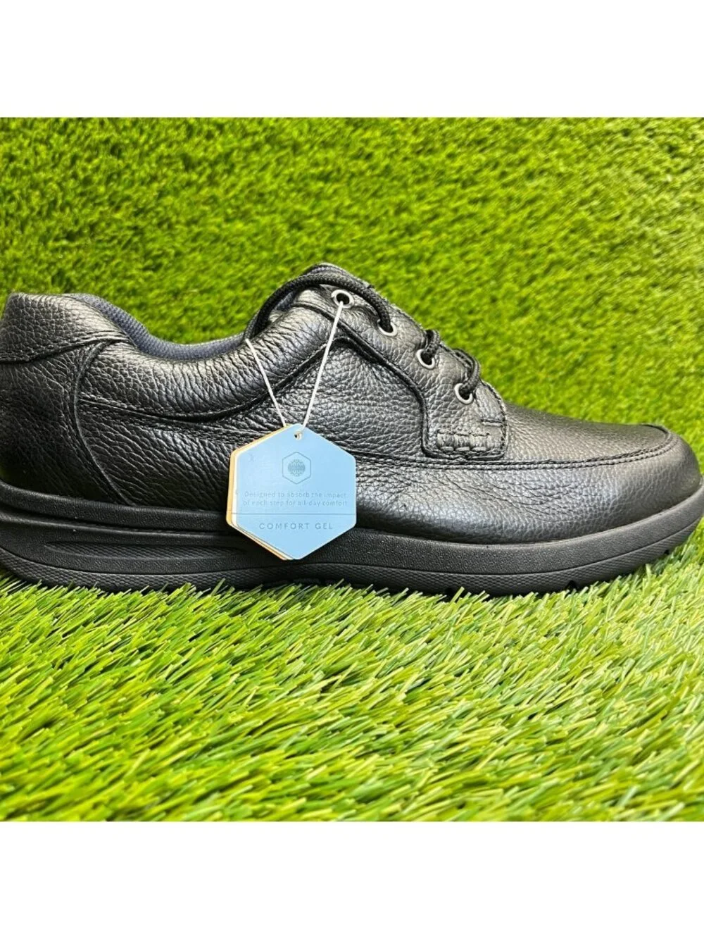Nunn Bush Cam Mens Size 11.5 Black Casual Classic Leather Moc Toe Oxford Shoes